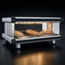 Thumbnail image #4 for Hatco Glo-Ray Designer Horizontal Countertop Hot Food Display Warmer with Shelf and Display Rods