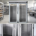 Thumbnail image #4 for Doyon Baking Equipment (Middleby) E236TLO Roll-In Two-Section Stainless Steel Proofer Cabinet, 2 Double Racks, Solid-State Controls, Glass Doors