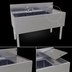 Thumbnail image #4 for Three-Compartment Underbar Sink Unit with Right Drainboard, 48 Inch W x 24 Inch D