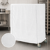 Thumbnail image #4 for Metro 60 x 18 x 62 Inch White Uncoated Knitted Polyester Cart Cover with Velcro Fastener