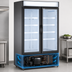 Thumbnail image #5 for Maxx Cold V-Series 48 Cu. Ft. 2-Door Glass Door Merchandiser Freezer
