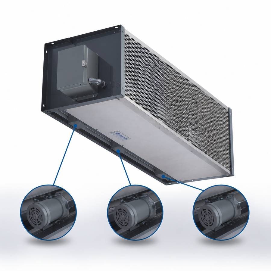Three Direct-Drive Motors