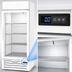 Thumbnail image #4 for Beverage-Air MarketMax 23.32 Cu. Ft. Bottom-Mount White Hinged Glass Door Reach-In Freezer Merchandiser