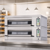Thumbnail image #4 for Artisan 2-Deck Electric Stone Hearth Deck Oven with Programmable Controls, Steam Injection, End Load, 8-Inch Deck Height