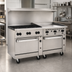 Thumbnail image #4 for Vulcan Endurance 72-Inch Gas Restaurant Range with 6 Open Burners, 36-Inch Griddle, Standard Oven and Convection Oven