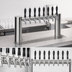 Thumbnail image #4 for Perlick Avenue 8-Faucet H-Pipe Glycol-Cooled Countertop Draft Beer Tower, Stainless Steel