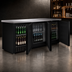 Thumbnail image #4 for Serv-Ware 73-Inch 3-Door Back Bar Bottle Cooler, 17.2 Cu. Ft.