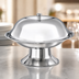 Thumbnail image #4 for 8-1/2 Inch Footed Polished 18/8 Stainless Steel Compote Dish, Dozen
