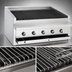 Thumbnail image #4 for Bakers Pride Dante Series L-36RS-R 36-Inch Low-Profile Countertop Gas Radiant Charbroiler