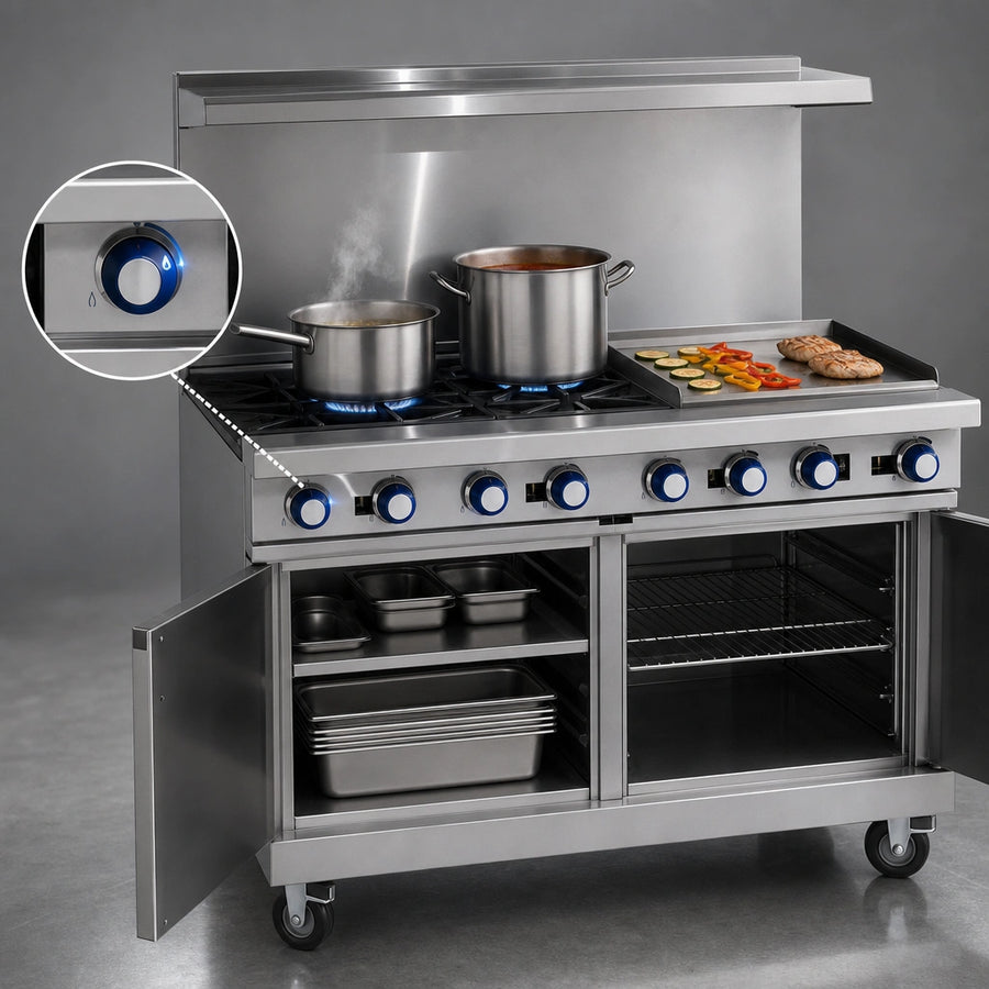Low-Simmer Burner Feature