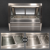 Thumbnail image #4 for Howard-McCray 76-1/2 Inch Full Service Hot Food Case with 4 Thermostatically Controlled Wells