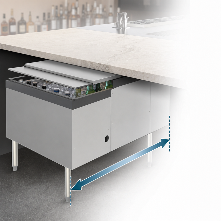 Product image #4 for Top Shelf 24-Inch x 38-Inch Service Station Ice Chest with 10-Circuit Cold Plate