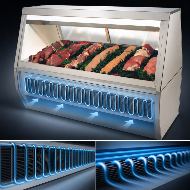 Product image #4 for Howard-McCray 35 Series Double Duty Red Meat Service Case, 71-Inch, Straight Glass, Remote Refrigeration, LED Lighting