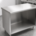 Thumbnail image #4 for Eagle Spec-Master Open Front Cabinet Base Work Table, 96 x 24 Inches, 14/304 Stainless Steel Top