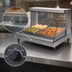Thumbnail image #4 for Hatco Glo-Ray Designer Heated Display Case with Humidity, Single Shelf, 2-Pan, Curved Glass Countertop