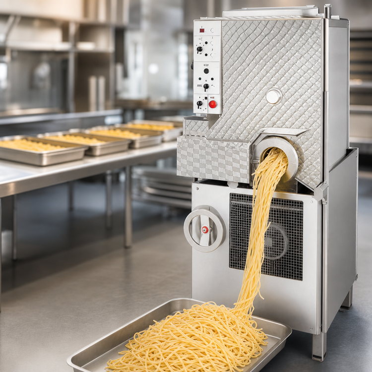 Product image #4 for Trento Avancini TR150 Floor Model Commercial Pasta Machine with 110 lb. Tank Capacity and 187 lb. Per Hour Output