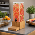Thumbnail image #4 for Cal-Mil Bamboo 3 Gallon Square Beverage Dispenser with Bamboo Base and Drip Tray