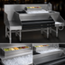 Thumbnail image #4 for Eagle Group Spec-Bar CCS-72 72-Inch Underbar Ice Bin Cocktail Station with Blender Sink