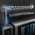 Thumbnail image #4 for Glastender 10-Faucet Pipe Wall Draft Dispensing Tower, Wall Mounted, Glycol-Cooled, Mirror Finish