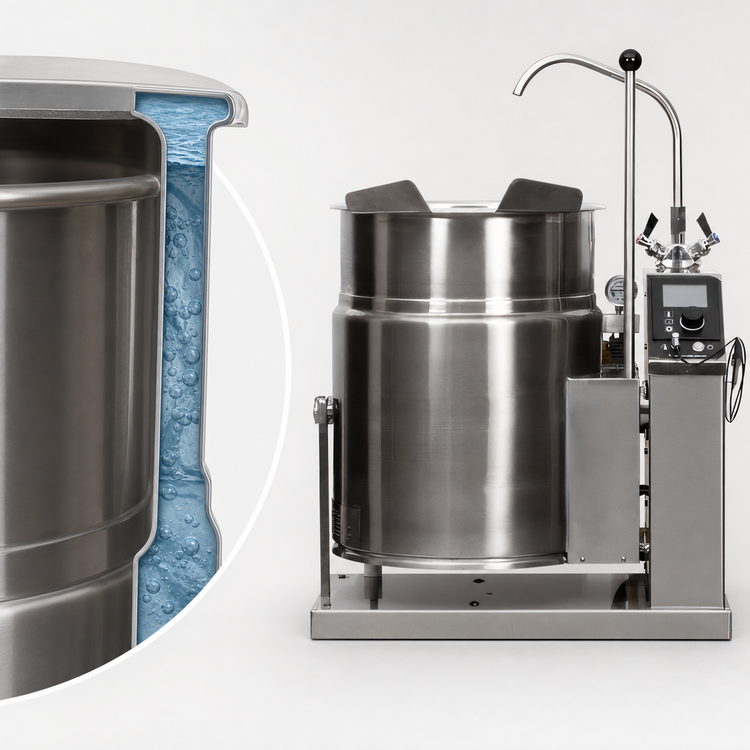 Product image #4 for Cleveland Range 6-Gallon Countertop Electric Tilting Kettle with Gear Box