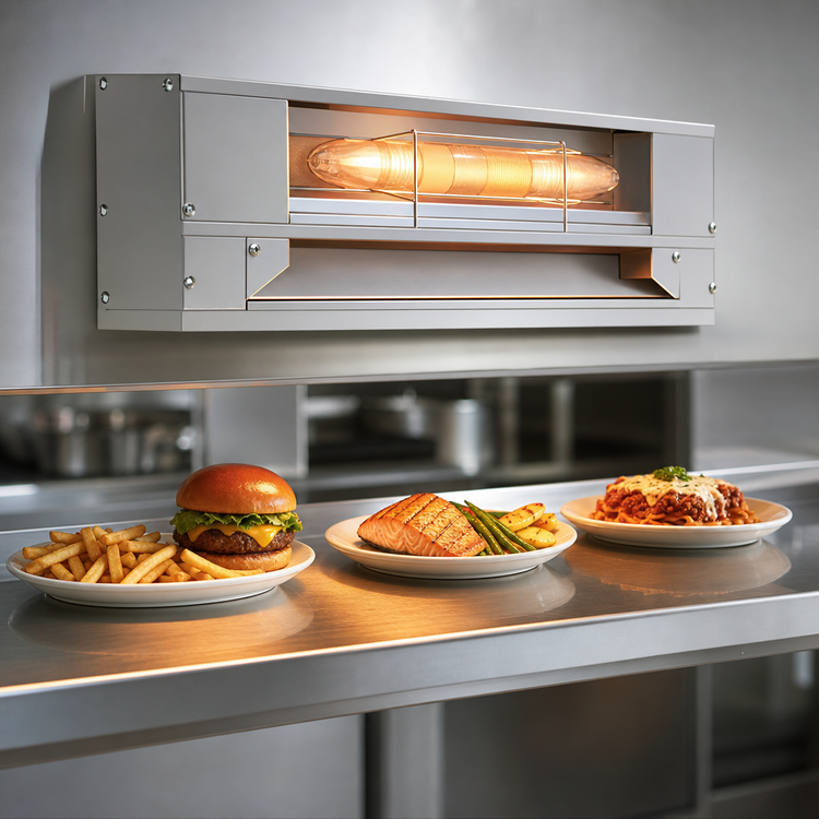 Product image #4 for Hatco Glo-Ray 36-Inch Lighted Infrared Strip Heater, Standard Wattage, Aluminum, 755 Watts