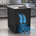 Thumbnail image #4 for Serv-Ware 24-Inch Glass Froster with Sliding Top Door, 2.67 Cu. Ft., 115V