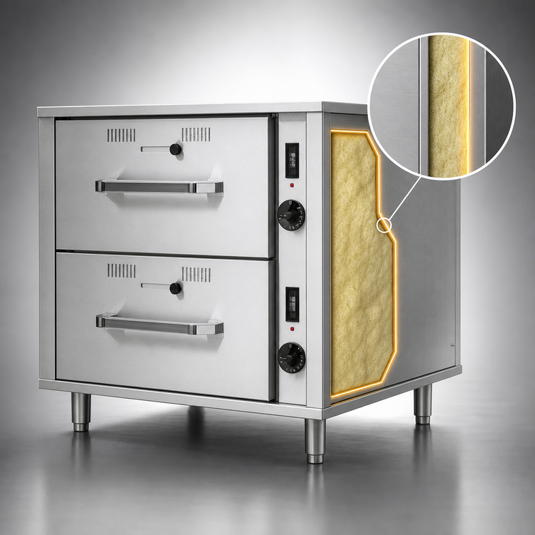 Product image #4 for Eagle RedHots Freestanding Narrow-Width 2-Drawer Warming Drawer, 240V