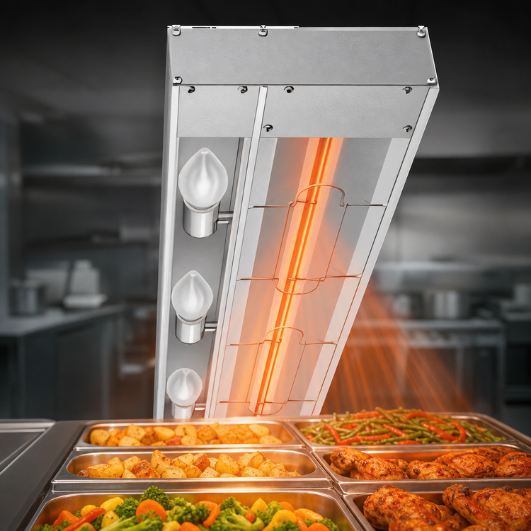 Product image #4 for Hatco Glo-Ray 84-Inch Single Unlighted Infrared Strip Heater