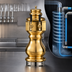 Thumbnail image #4 for Glastender Braumeister 2-Faucet Countertop Glycol-Cooled Draft Dispensing Tower, Polished Brass