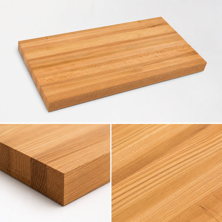 Product image #4 for John Boos Appalachian Red Oak Kitchen Countertop, 144 x 25 x 1-1/2 Inches, Varnique Finish