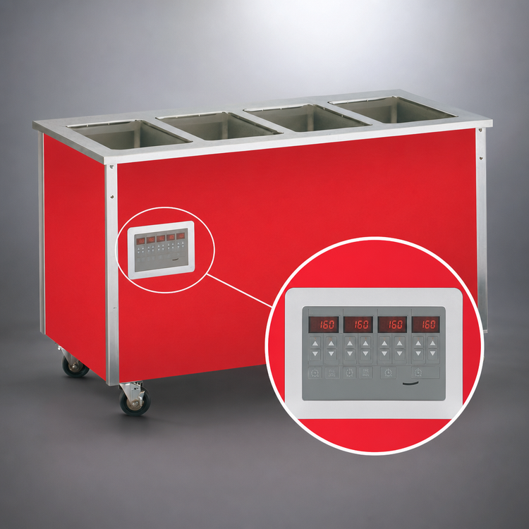 Product image #4 for 4-Series Signature Server® 4-Well Hot Food Serving Counter with Stainless Steel Top