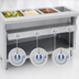 Thumbnail image #4 for Thurmaduke E-3-DLSS 3-Well Electric Steamtable with Stainless Steel Sealed Wells, Undershelf, and Cutting Board