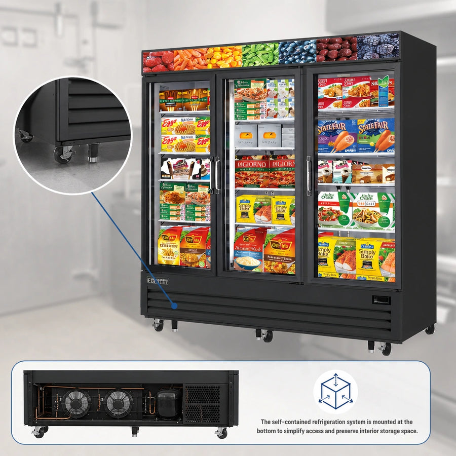 Bottom-Mounted Self-Contained Refrigeration