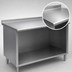 Thumbnail image #4 for Eagle Spec-Master Stainless Steel Underbar Work Table with Open Front Cabinet Base, 96 x 24 Inches