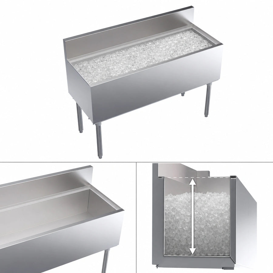 12-Inch Deep Stainless Steel Bin Liner