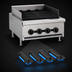 Thumbnail image #4 for Wells HDCB-2430G 24-Inch Countertop Natural Gas Charbroiler with Manual Controls, 80,000 BTU