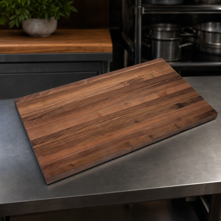 Product image #4 for John Boos Boos Block American Black Walnut Edge Grain Kitchen Countertop with Varnique Finish, 108 x 36 x 1-1/2 Inches