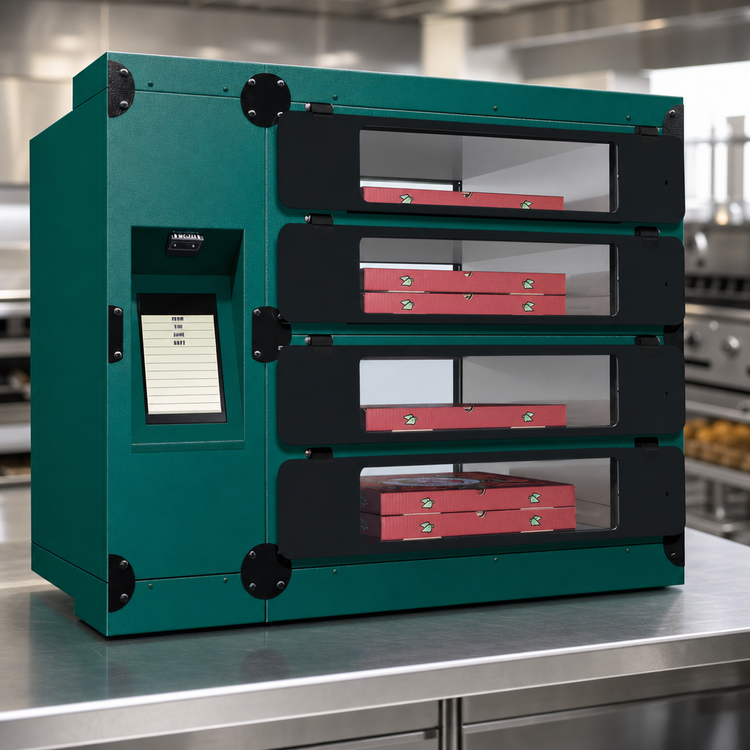 Product image #4 for Hatco Flav-R 2-Go Built-In Pizza Locker System, 4 Lockers, 120V