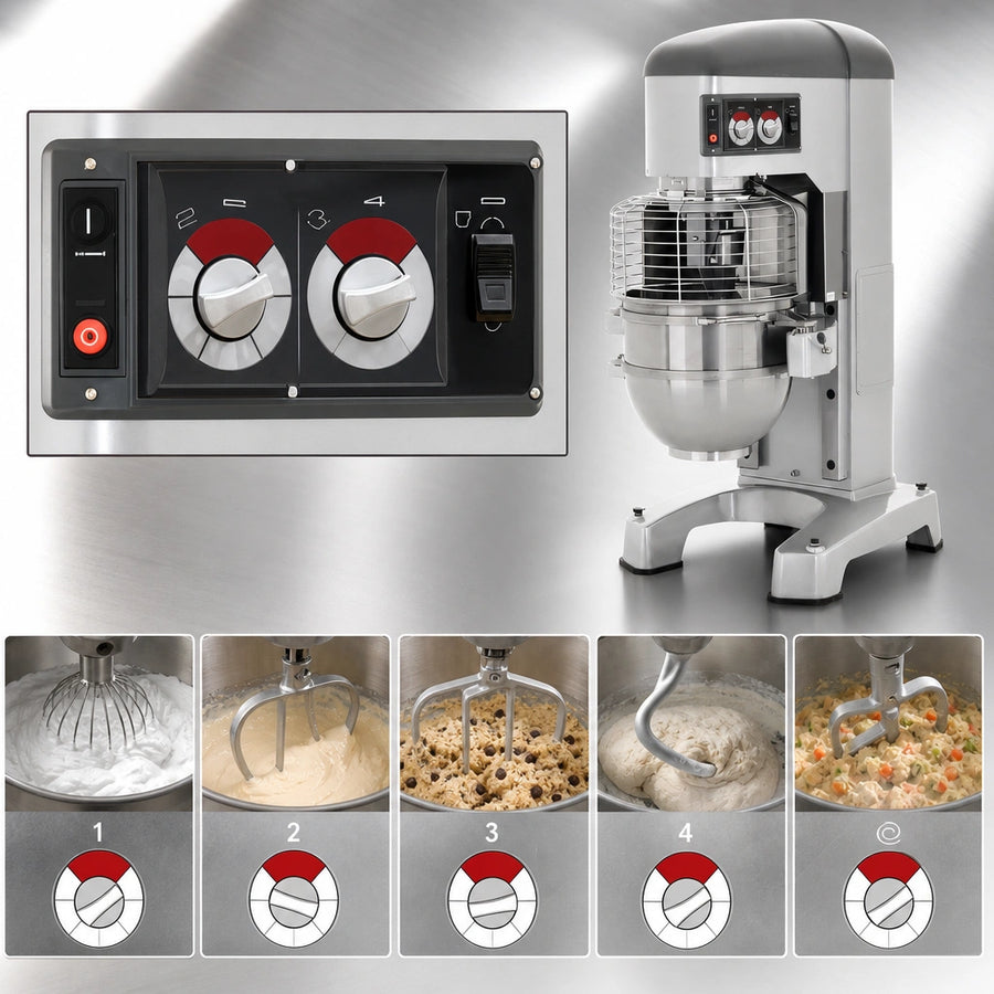4 Fixed Speeds Plus Stir
