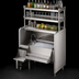 Thumbnail image #4 for Top Shelf Pass-Thru Underbar Ice Bin and Cocktail Station with Cold Plate