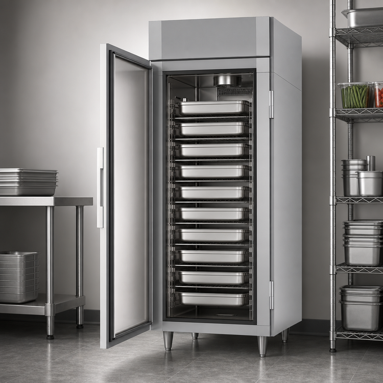 Product image #4 for Victory UltraSpec™ 1-Section Reach-In Heated Holding Cabinet, Standard Depth, Solid Hinged Door, 21.5 Cu. Ft.