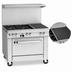 Thumbnail image #4 for Southbend Ultimate 36-Inch Gas Restaurant Range with 2 Star/Saute Burners, 24-Inch Charbroiler, Cabinet Base, and Hi-Shelf