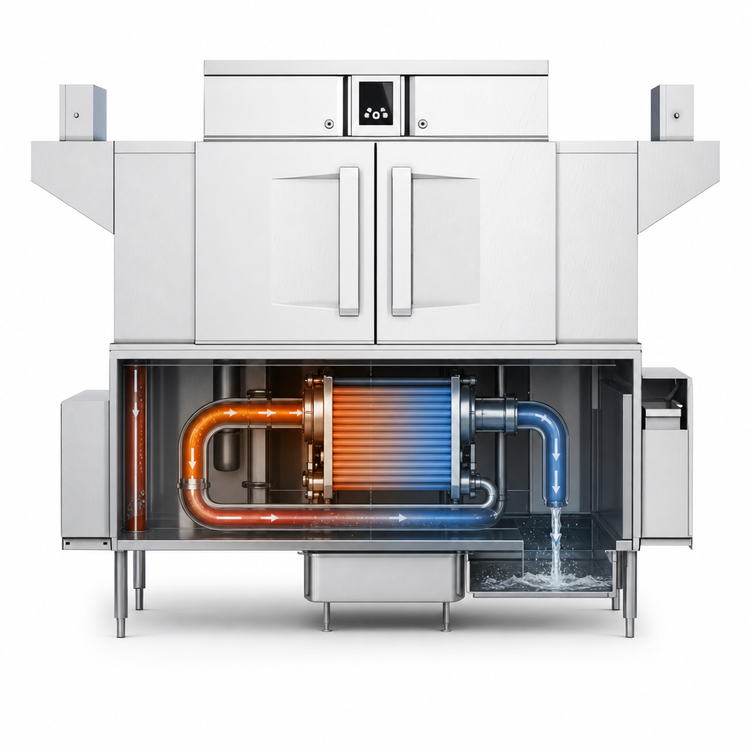 Product image #4 for Hobart CL64-ADV Advansys Electric High-Temperature Rack Conveyor Dishwasher