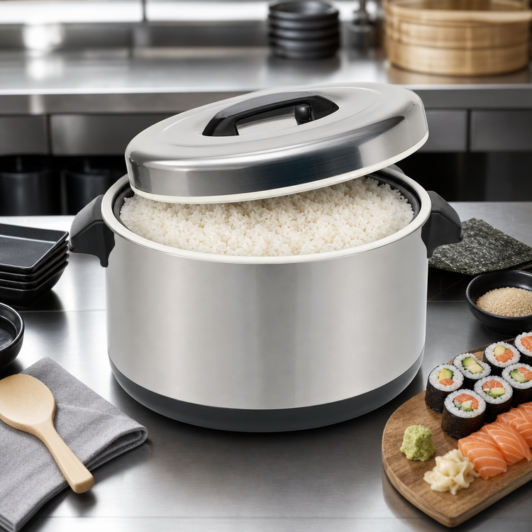 Product image #4 for Thunder Group 60-Cup Insulated Sushi Rice Container