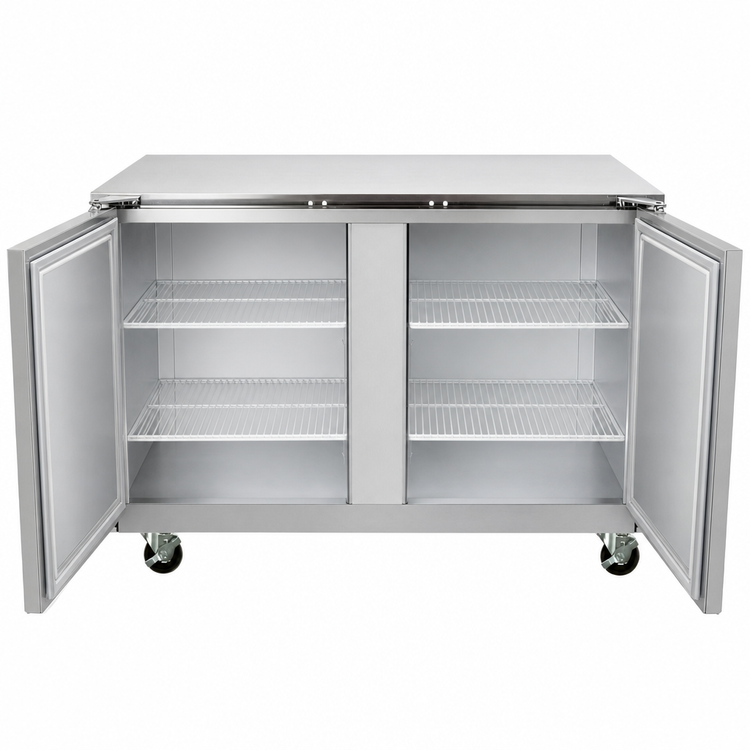 Product image #4 for Traulsen Dealer's Choice Compact 48-Inch Two-Section Undercounter Freezer with Solid Doors