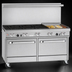 Thumbnail image #4 for Southbend Ultimate 60-Inch Gas Restaurant Range with 6 Star/Sauté Burners, 24-Inch Griddle, Convection Oven and Cabinet Base