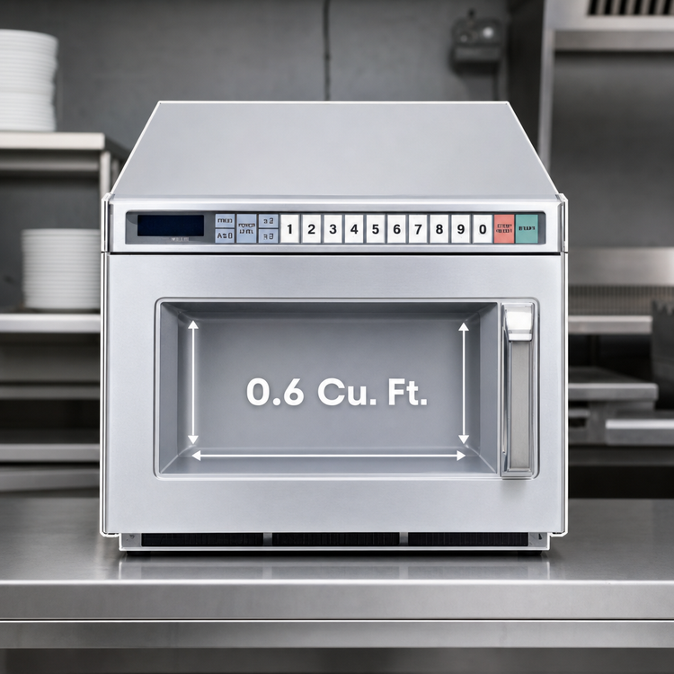 Product image #4 for Panasonic PRO1 1200-Watt 0.6 Cu. Ft. Compact Stackable Commercial Microwave Oven with 15 Power Levels