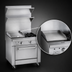 Thumbnail image #4 for Southbend Platinum 36-Inch Heavy Duty Gas Range with 2 Open Burners, 24-Inch Thermostatic Griddle and Cabinet Base