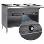 Thumbnail image #4 for Eagle Group Spec-Master HT2CB-240-3 33-Inch Electric Hot Food Table, 2-Pan Wet/Dry Wells, Thermostatic Controls, Enclosed Base