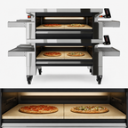 Thumbnail image #4 for Hot Rocks VOLCANO 40-33 DOUBLE Double-Stack Stone Conveyor Pizza Oven, 40 x 33-Inch Baking Surface, Touchscreen Controls